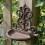 Vogelfutterstation aus Eisen, Wandmontage, Vogelfutternapf,-8471 7