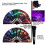 Fluorescent Glow Glittering Folding Hand Fan-Flower skull D 5