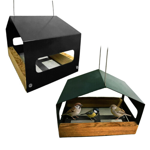 Strong Hanging Bird Shelter With Waterproof Construction-Green 2