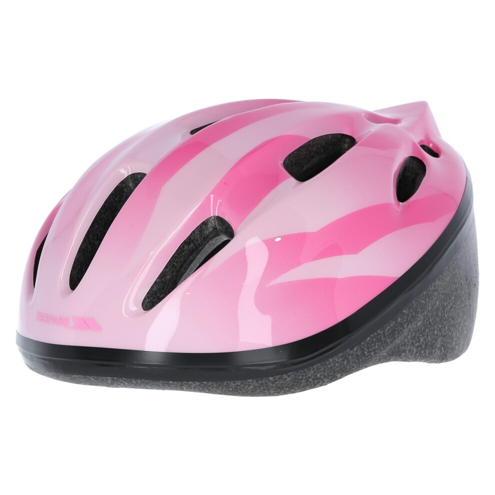 Trespass (44/48, ) Kids Bike Helmet Cycling Cranky Pink
