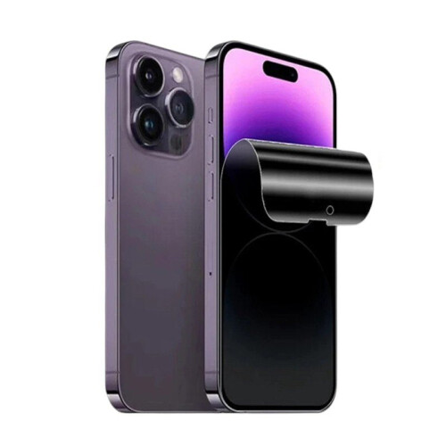 Privacy Screen Protector Compatible With iPhone 17 - Anti-Peeping Anti-Spy Soft Hydrogel Protective Film 2