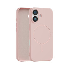 Magnetic Case Compatible With iPhone 17 - Slimline Low Profile Shockproof Phone Case Pink