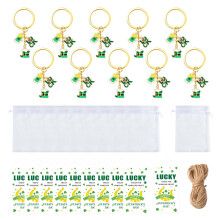 10Pieces Irish Festival Themed Boot Shape Ornament for Keychains