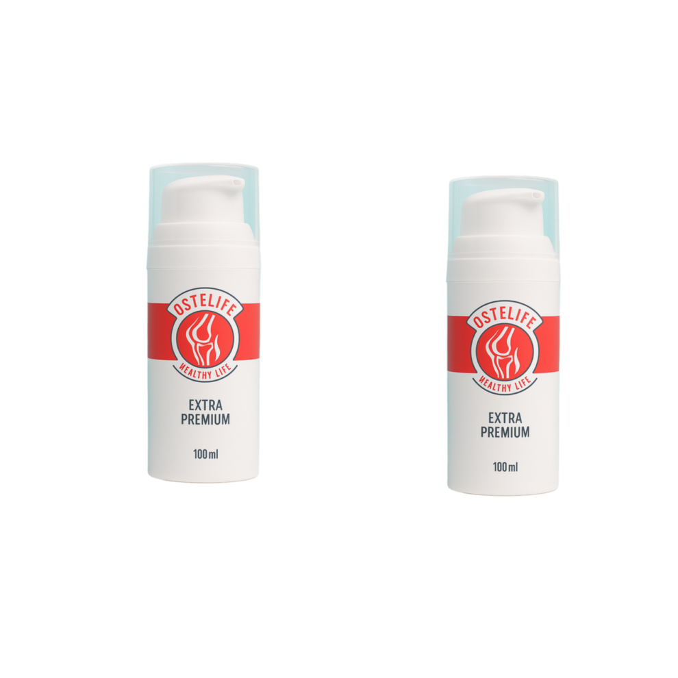 2x NGS Ostelife Extra Premium bone and joint pain ointment 100 ml