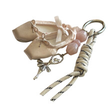 Delicate Fake Dance Shoes Ornament Keychain Accessory Bag
