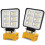 2Pcs Rechargeable LED Work Light Portable Adjustable Base LED 1