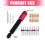 Aluminum Hand Drill With 7Pcs Twist Drill Bit Manual-Black 4
