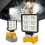 2Pcs Rechargeable LED Work Light Portable Adjustable Base LED 2