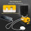 2Pcs Rechargeable LED Work Light Portable Adjustable Base LED 6