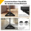 Adjustable Speaker Stands, 97-157cm, 50kg Capacity, Black 4