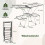 2-Tier Folding Clothes Drying Rack with Adjustable Wings 2