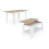 Pack mesa de comedor 140 y mesa de centro Lya 4
