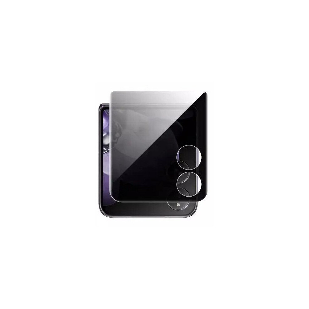 Privacy Screen Protector Compatible With Sam Z Flip 7 Front Outer Display - Anti-Peeping Anti-Spy Soft Hydrogel Protective Film 6930998002974