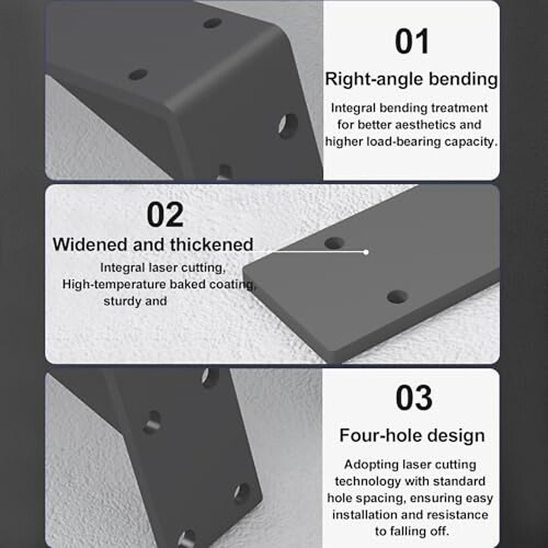 2Pcs Undermount Sink Bracket Mounting Hardware with Rust 2