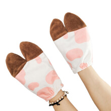 Animal Cosplay Costume Cow Ears Headband-Cow hoof pink white