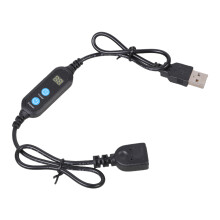 12H Digital Timer USB Extension Cord With Energy Saving Power