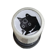 Adorable Cats Shape Small Stamp Plastic Texture for Journaling
