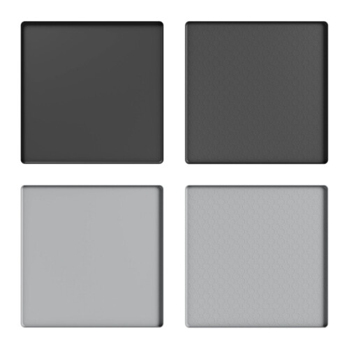 Silicone Floor Mat For Water Dispenser Protective-Gray Glossy 1