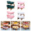 Stackable Cake Platter 2 Levels Dishwasher Safe PP-green brown 4