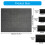 Durability Tool Box Insert with Tear Off Grid EPE Foam-50mm 4
