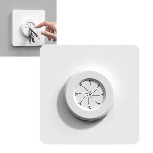 86 Type Cable Socket Panel With Outlet Hole Decorative-grey 2