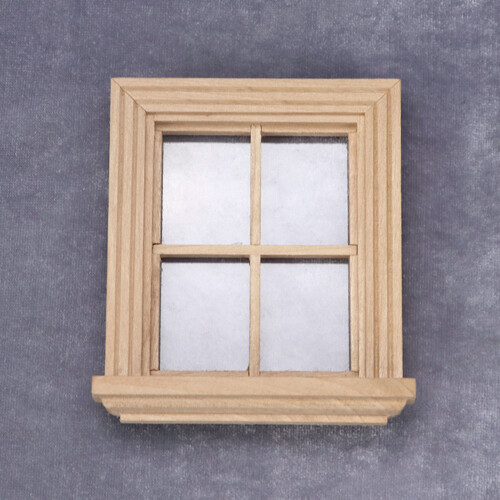 Child Safe Smooth Unpainted Dollhouses Window For Creative 1