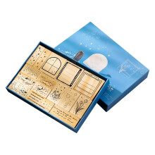 Wooden Rubber Stamps Set Seal Stamps Set Decorative Wood-Blue