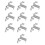 10Pcs High Strength Solar Panel Drainage Clip Solar Panel-35mm 1