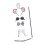 Ensemble d'accessoires de Costume de petite souris pour-S1 1