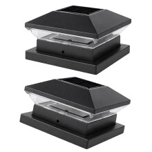 Solar Post Light with Automatic Sensor-Transparent Model 2 Pack