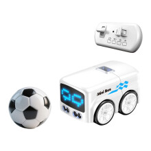 Children Remote Control Toy Car with Gesture-white bus