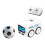 Children Remote Control Toy Car with Gesture-white bus 1