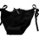 Breathable Triangular Cut Women Panties Adjustable Ribbon-Black 1