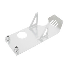 Anodized Aluminum Dirt Bike Engine Guard Salt Sprayed-Silver