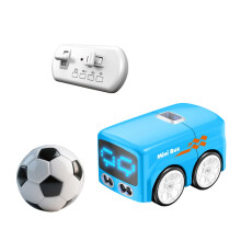 Uprgades USB Charging Gesture Remote Car Toy Mini-blue bus