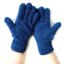 Gant d'époussetage réutilisable doux pour les- Bleu marine