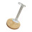 Support de poupée à Base de bois Simple, plate-forme-14cm 1