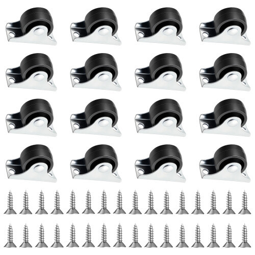 Mini roulettes de meubles silencieuses, Rotation à-1,0 pouces