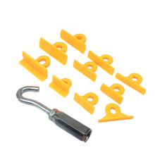 Auto Dents Puller Hook Alloy Steel Body Pulling Pad Angle-Set B