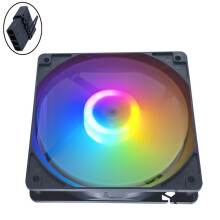 Universal 12cm 4Pin PC Case Cooling Fan Quiet Operation-Black