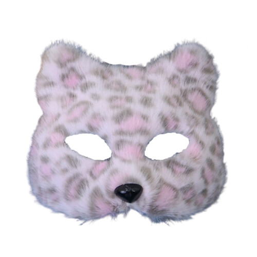 Dierlijke Vossen Wolf Masker Katten Half-lichtroze
