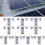 10Pcs High Strength Solar Panel Drainage Clip Solar Panel-35mm 2