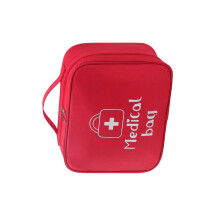 Shockproof Emergency Medicine Kit Organizers Waterproof-M Red
