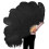 Furry Feather Handheld Fan Carnivals Wedding Stage-Black SS2 1