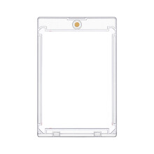 Magnetic Trading Card Display Holder Transparency Plastic-130PT