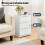 Levede Bedside Tables Side End Table White 3 Drawers Modern Storage Cabinet 3