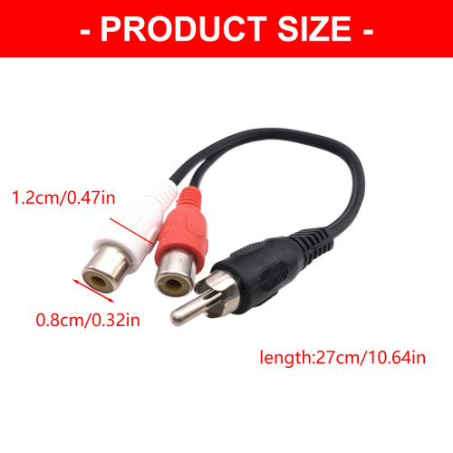 Flexible Splitter Cable for Multiple Devices Car and-G to two G 1