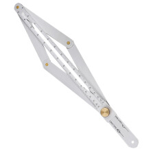 Équerre Angle En Métal Argenté Pour Mesure Précise En Bois