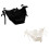Adjustable Side Ties Women Underwear Cotton Triangular-Black 4