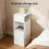 Levede  Bedside Tables Modern Nightstand White Storage Drawer Shelf for Bedroom 2
